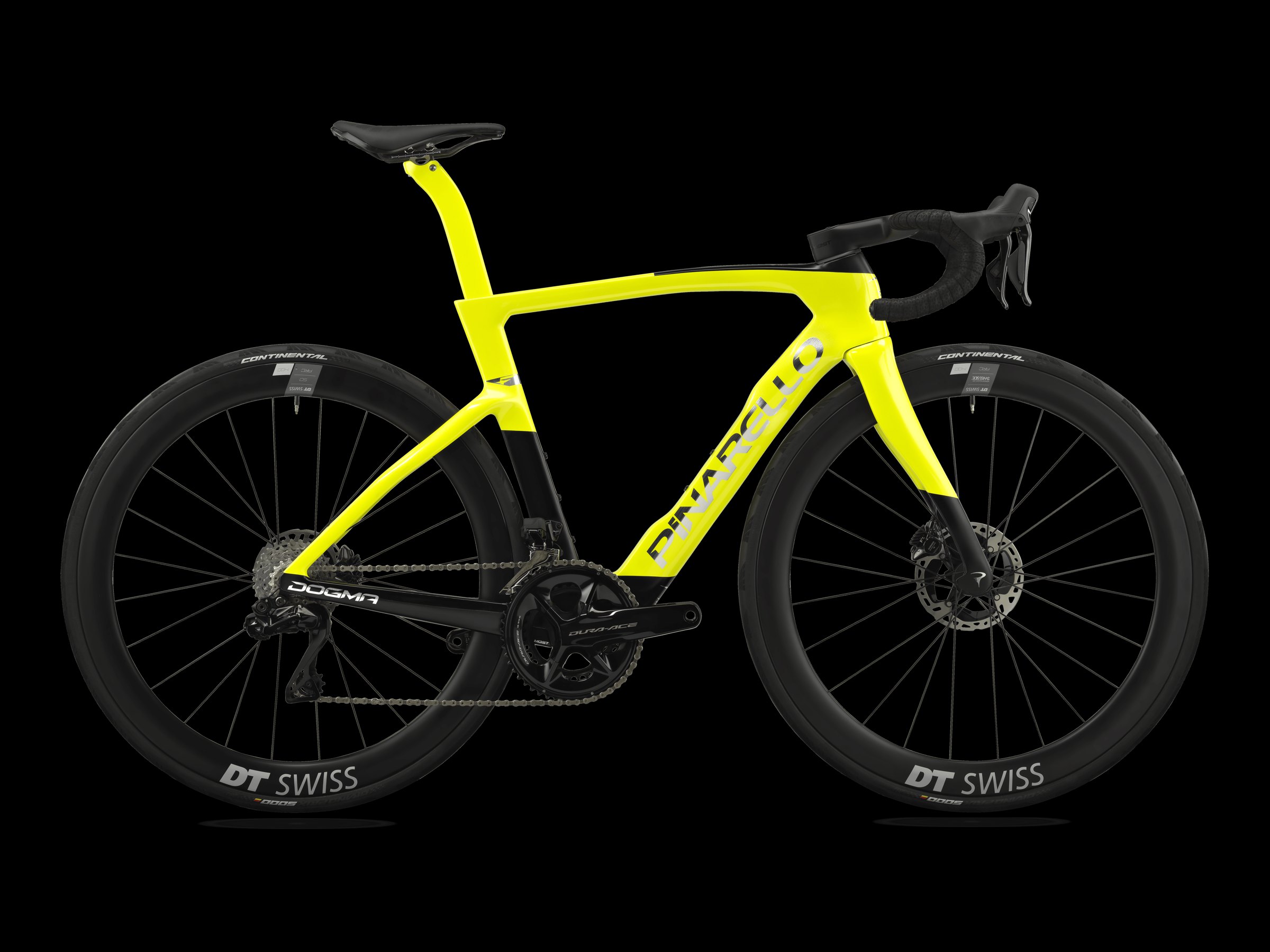 The neon Pinarello Dogma F